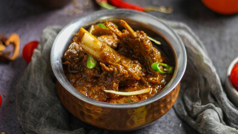 Satisfy your cravings with the ultimate Spicy Mutton Curry dish!